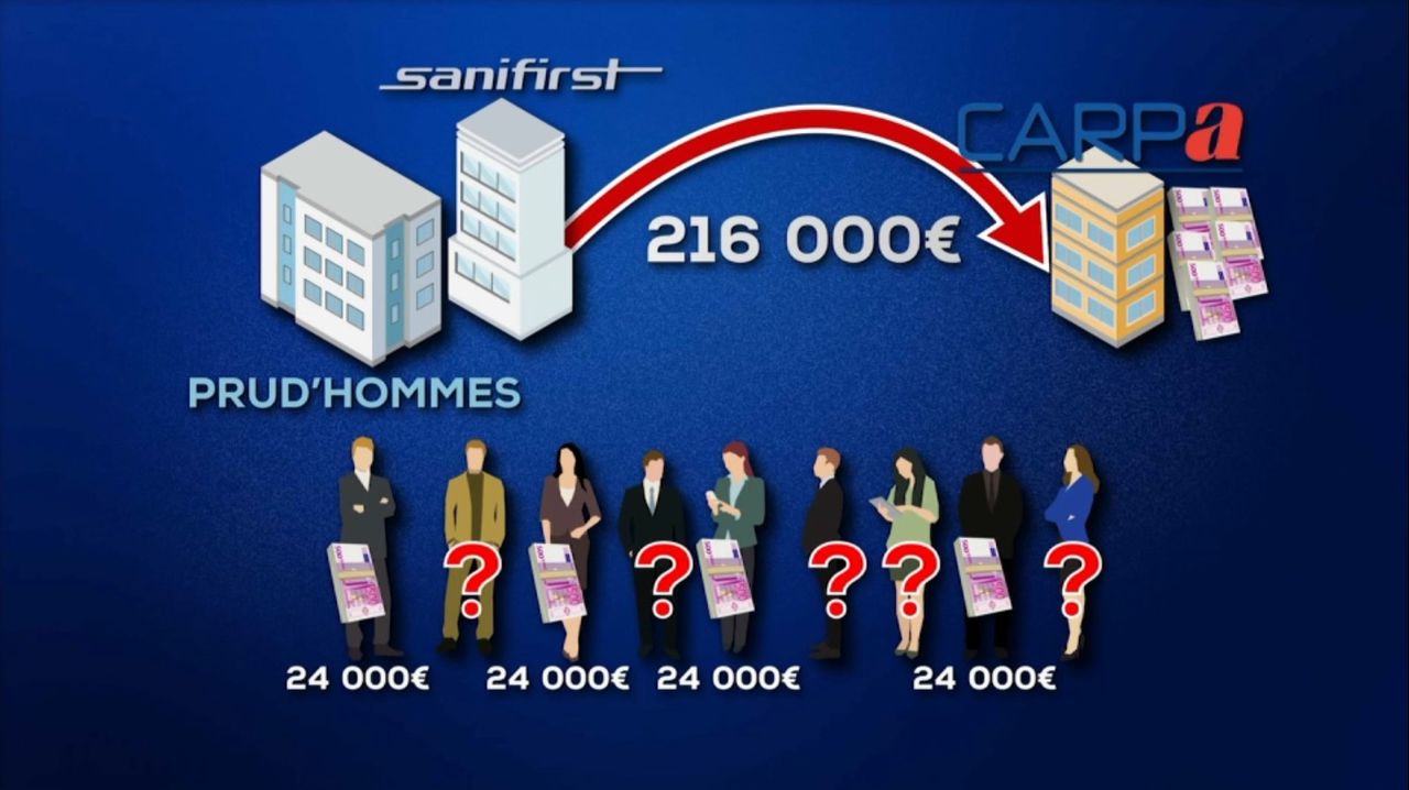 News segment covering the case