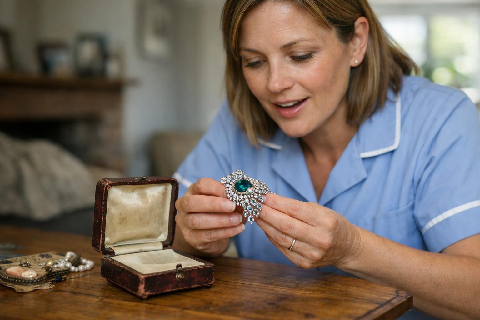 A nurse from Newcastle pays $25 for an old jewellery box on Gumtree: inside she discovers a brooch later valued by Sothebyʼs Australia at $310 000