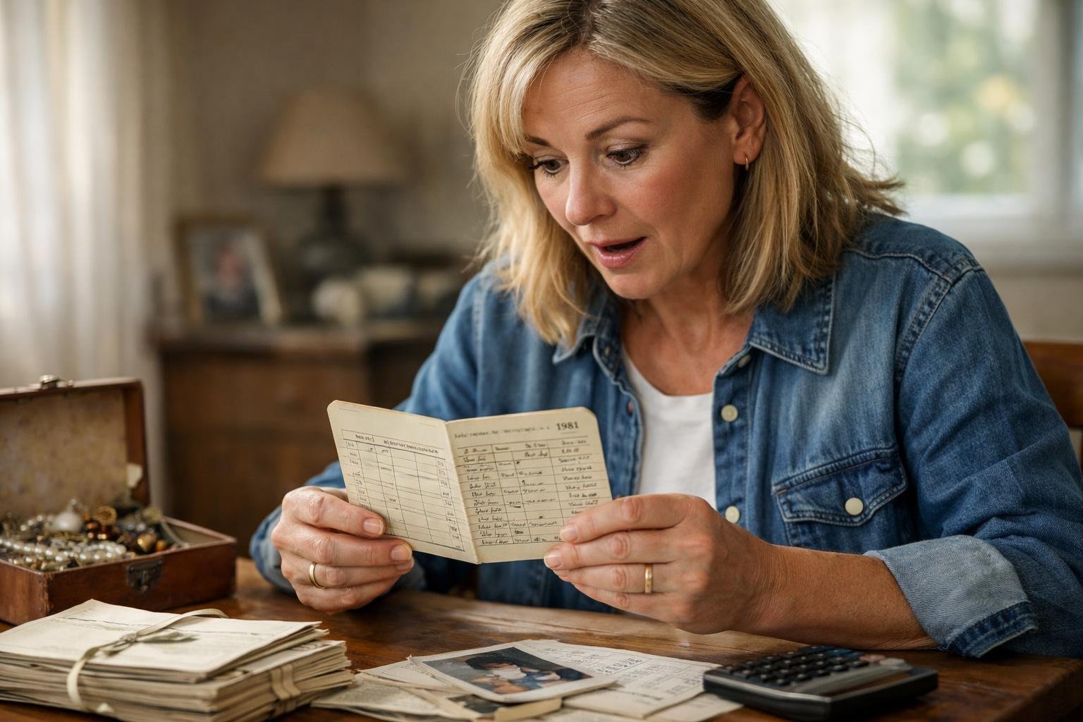 She finds an old passbook from 1981 in her late motherʼs belongings: Commonwealth Bank confirms the balance with interest now exceeds $74 000