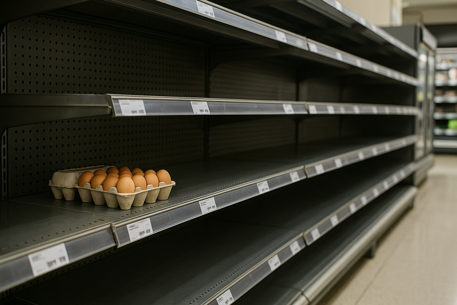 Why are eggs disappearing from Coles and Woolworths shelves across Australia?