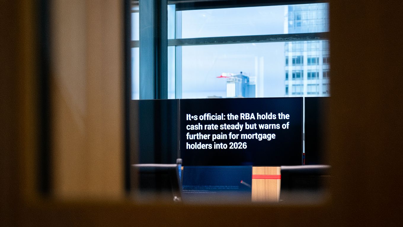 Itʼs official: the RBA holds the cash rate steady but warns of further pain for mortgage holders into 2026
