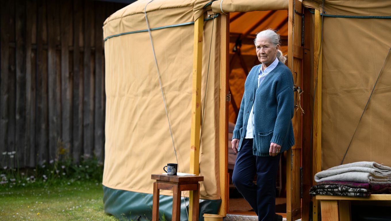 A retired nurse from Launceston sold her house to live in a yurt on a friendʼs land and now spends next to nothing