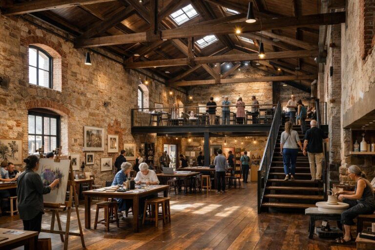 A historic Fremantle warehouse reopens as a community arts hub after a long restoration