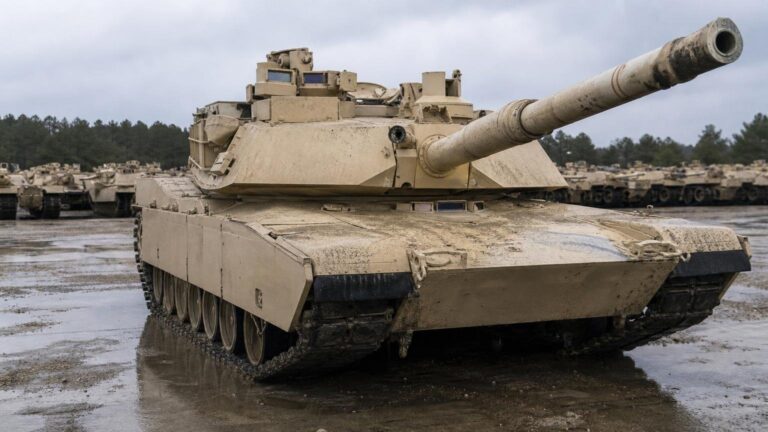 The 70 tonne tank America no longer wants: it weighs as much as 17 utes and drones can spot it coming from kilometres away